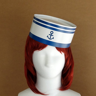 紙製水兵帽子かぶりもの