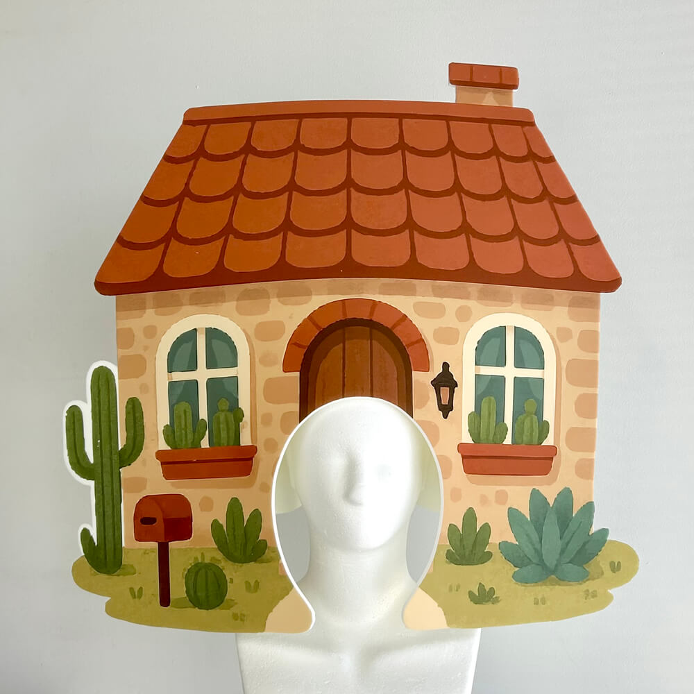 イベント用「お家」かぶりもの