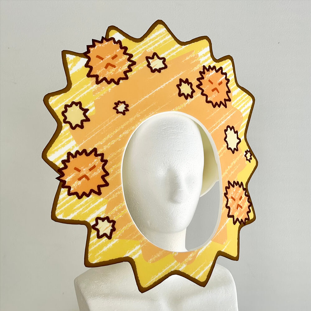 乳酸菌ヘルベCM用「花粉」かぶりもの