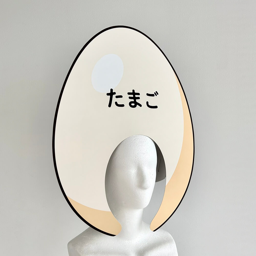 くばら醤油イベント用「たまご」かぶりもの