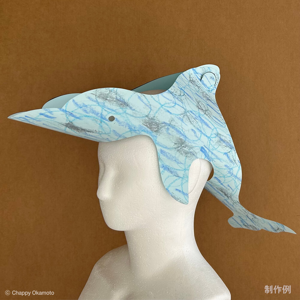 動物かぶりものイルカ